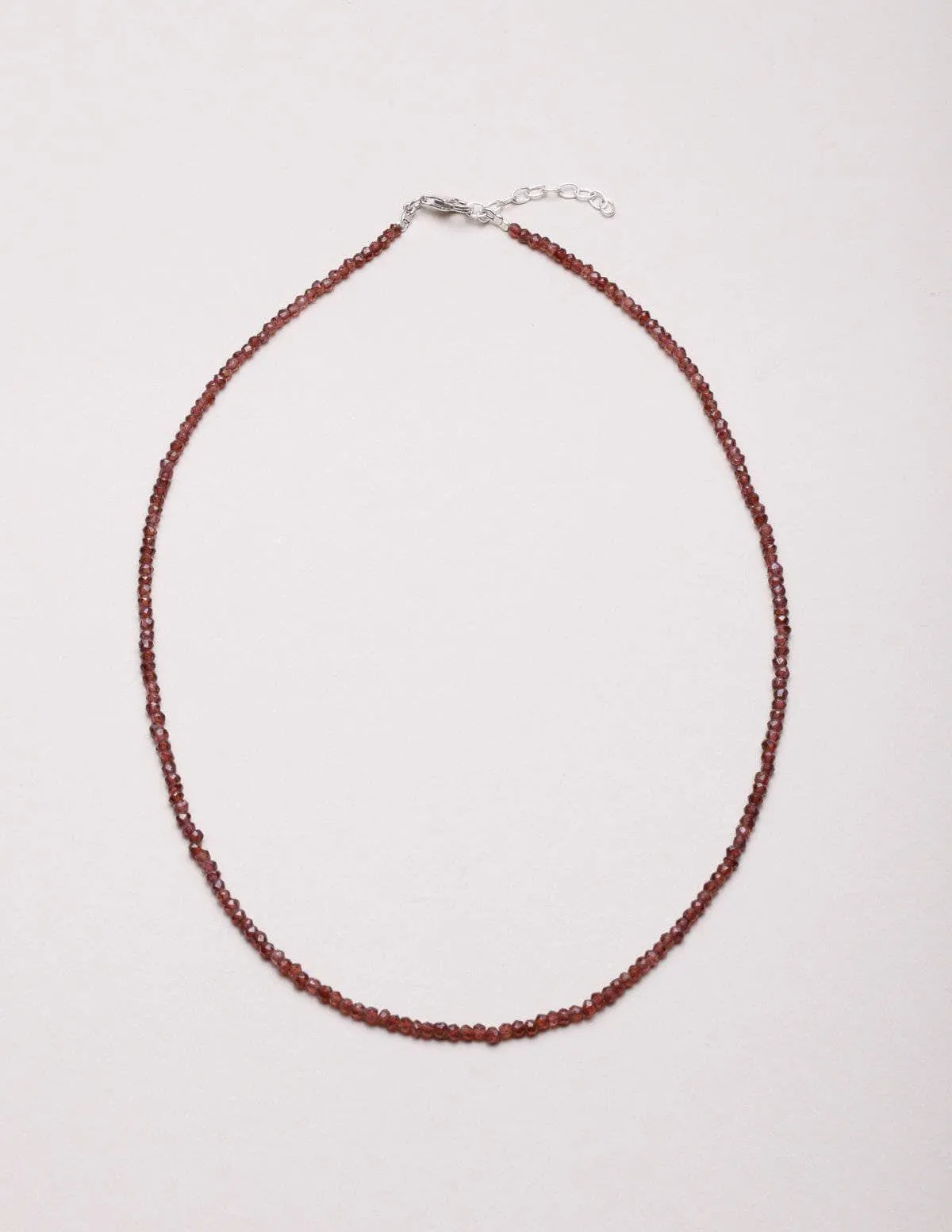 Garnet Bead Necklace
