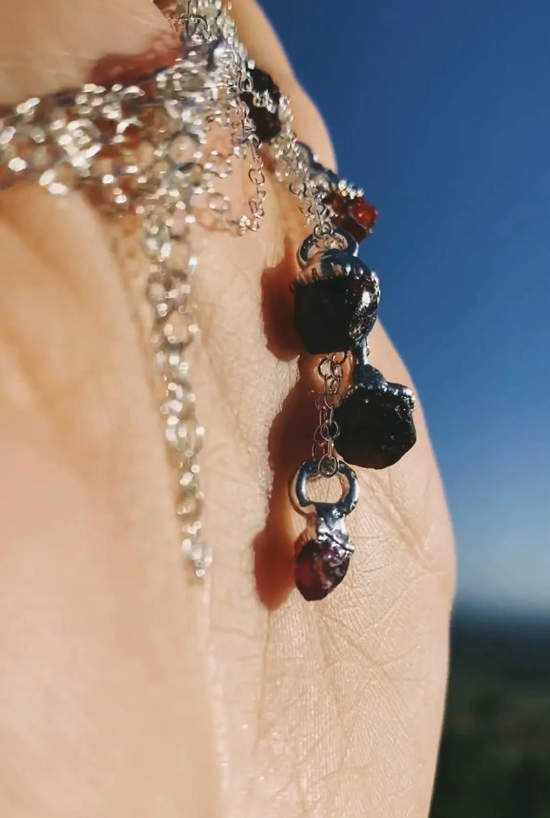 Garnet Little Rock Necklace · January