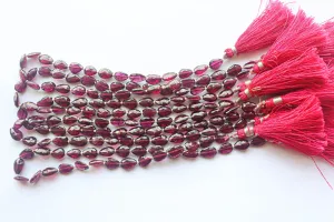 Garnet Pear Shape Faceted Briolette | 7x9mm | 11 inch | 30 Pieces | Center Drill | Natural Garnet Gemstone | Beadsforyourjewellery