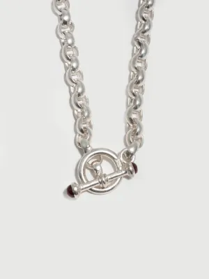 Gemstone Toggle Necklace - Archival Collection