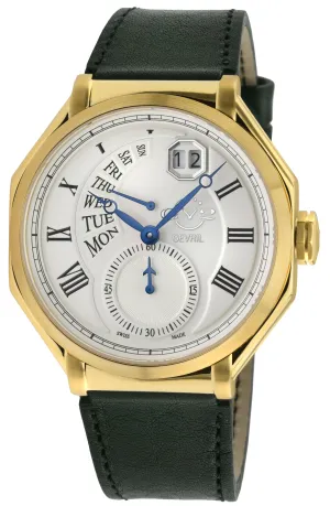 GV2 by Gevril Men's Marchese 44mm Quartz Watch 42422