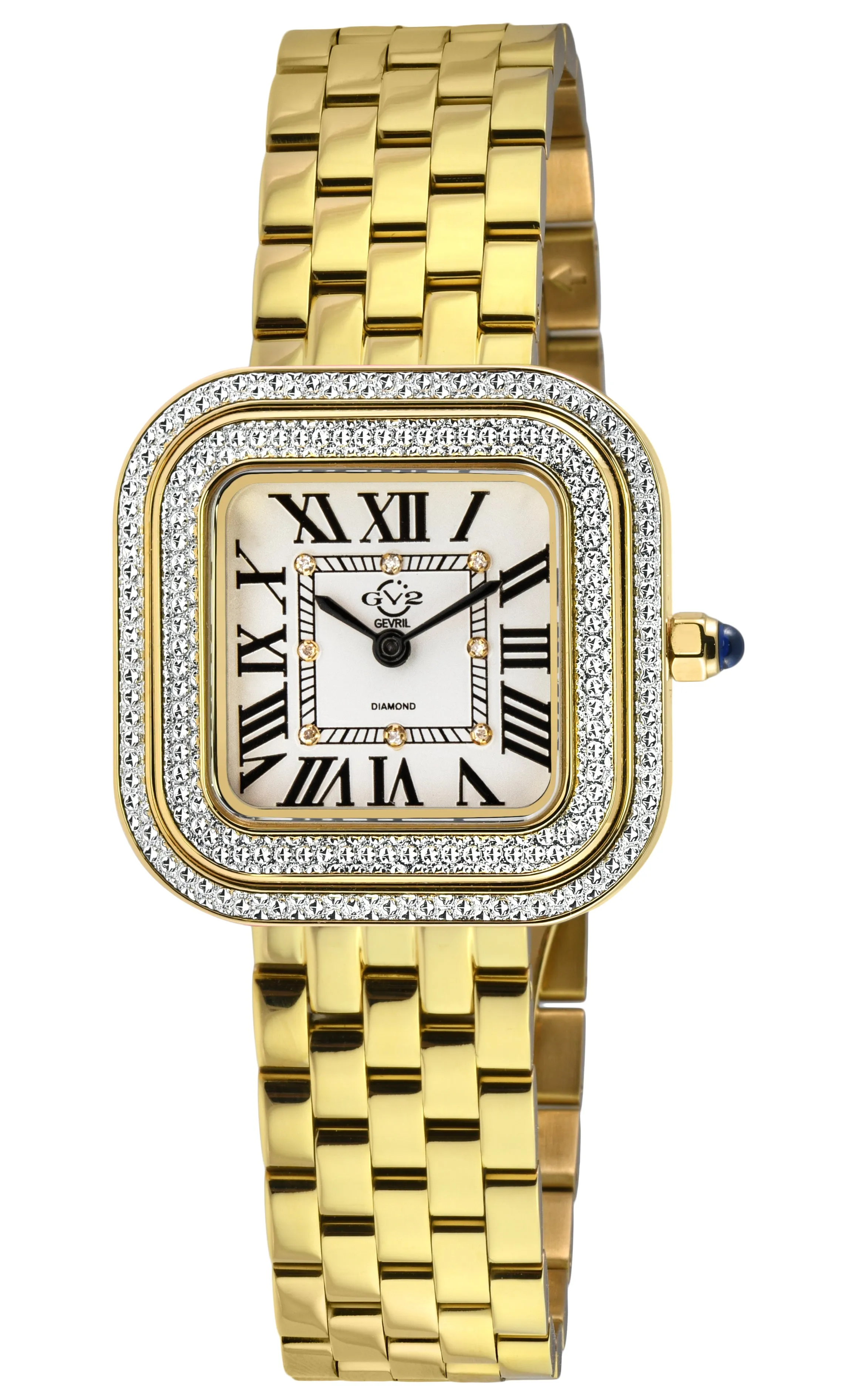 GV2 by Gevril Women's Bellagio 30mm Quartz Watch 12132B