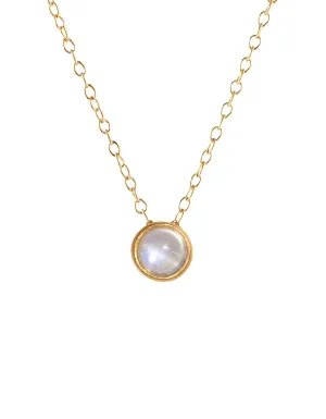 June Birthstone Dot Pendant