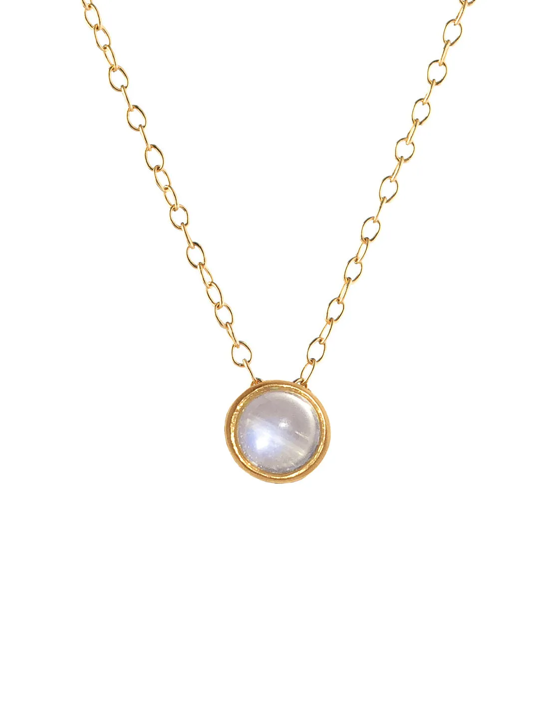 June Birthstone Dot Pendant