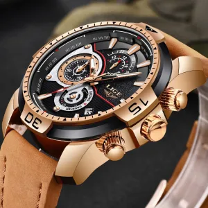 LIGE branded luxury watch