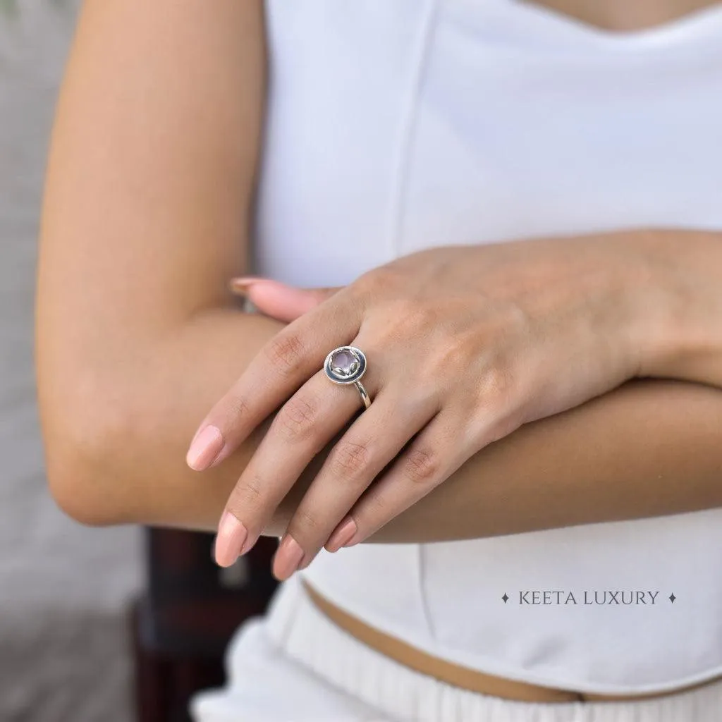 Lotus Dream - Rose Quartz Ring