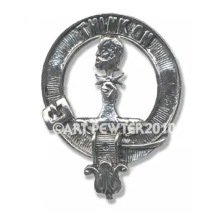 MacLellan Clan Crest Brooch