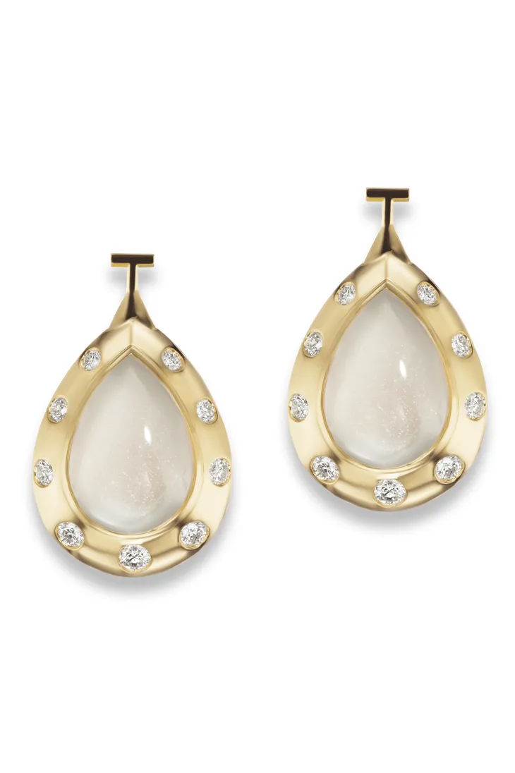 Moonstone Stella Necklace Drops