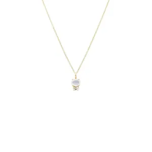 Moonstone Zirconia Necklace