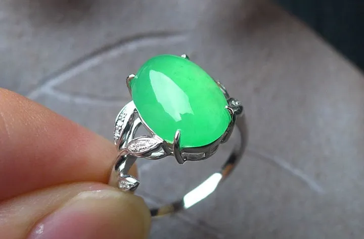 Natural Jade Ring Jadeite Ring TP23