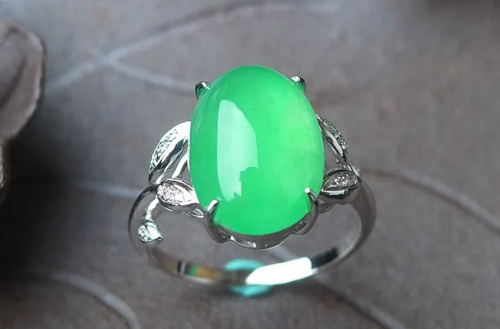 Natural Jade Ring Jadeite Ring TP23