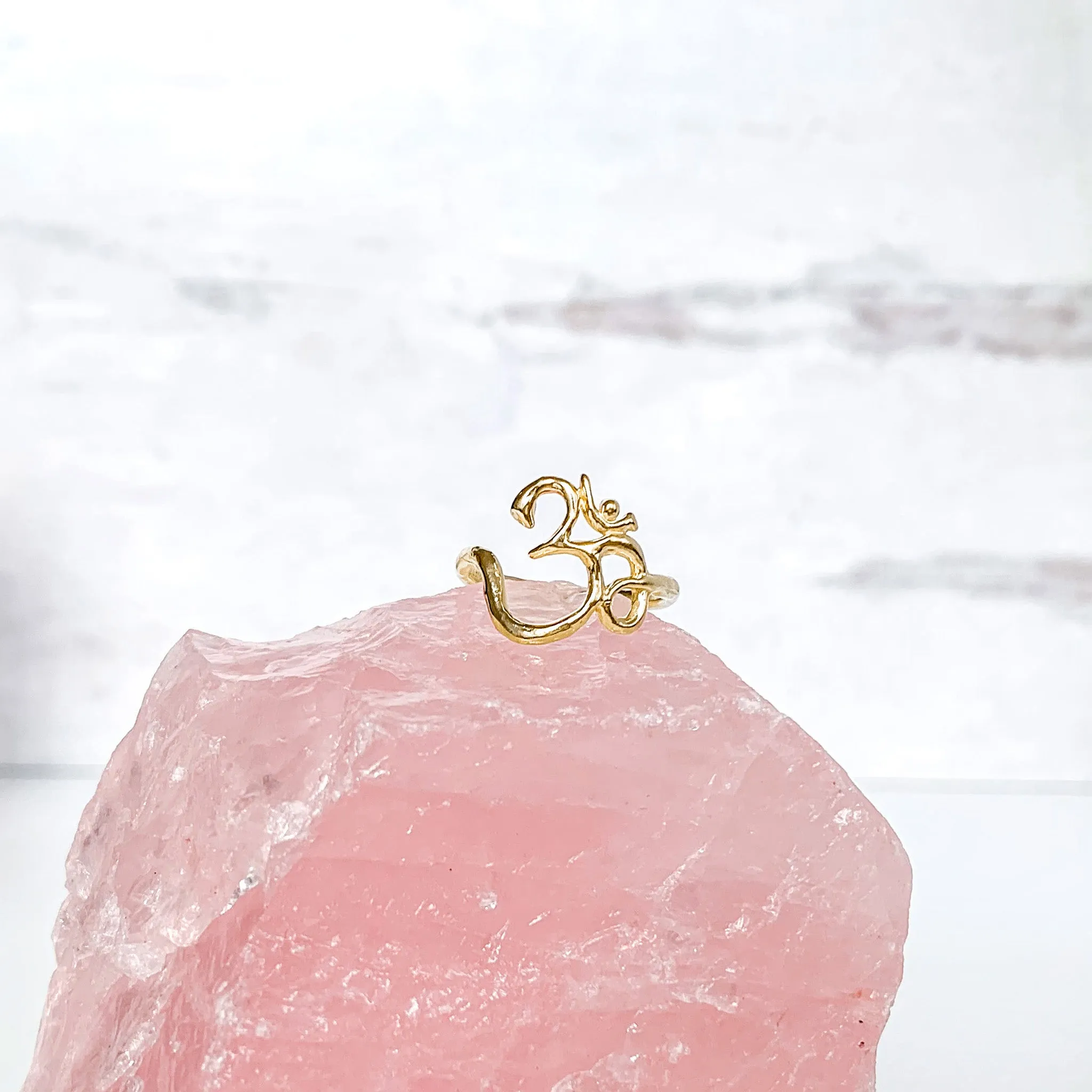 Om Ring | Solid 14k Gold