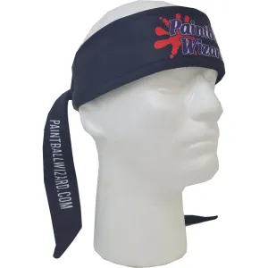 Paintball Wizard Headband - Black W/ Logo