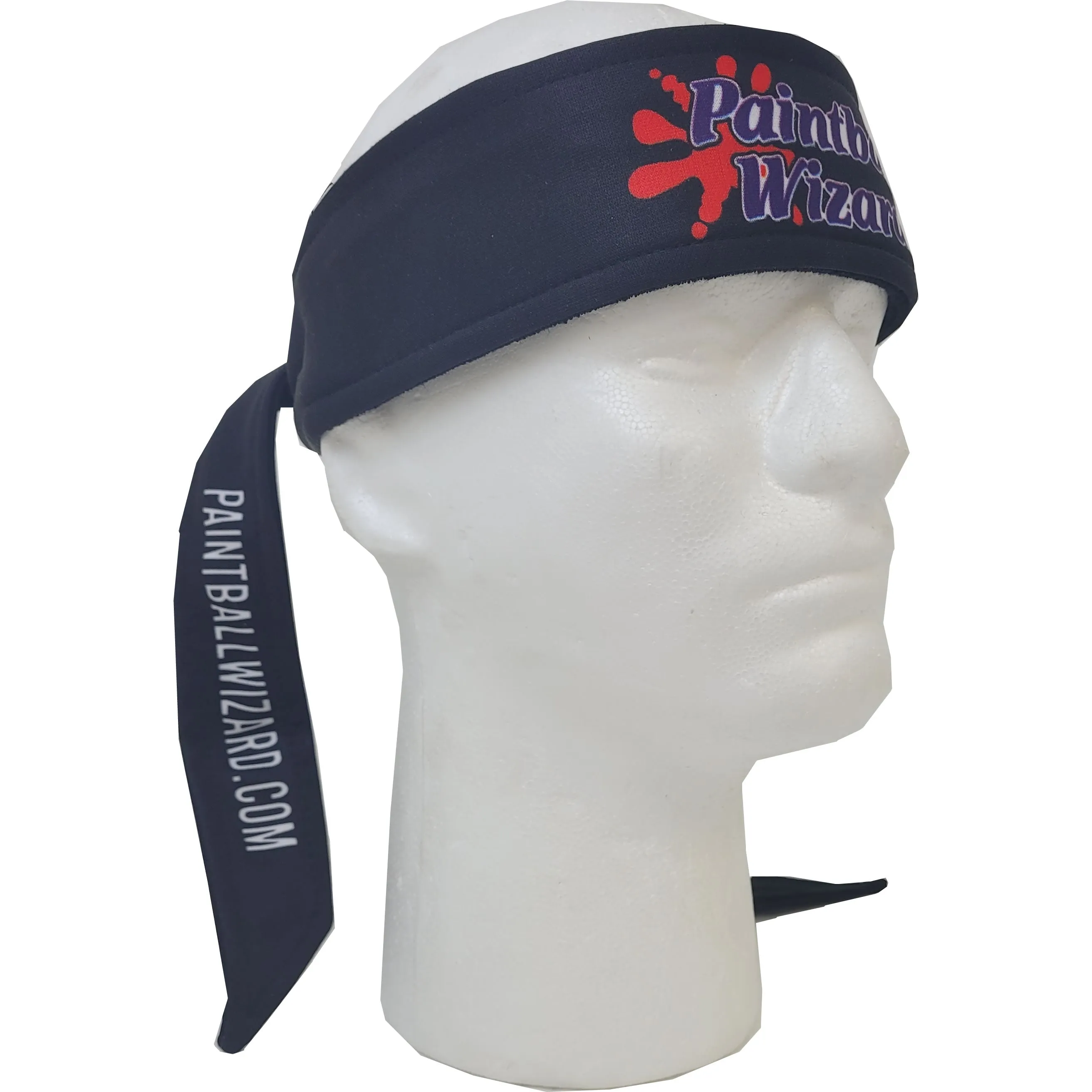 Paintball Wizard Headband - Black W/ Logo