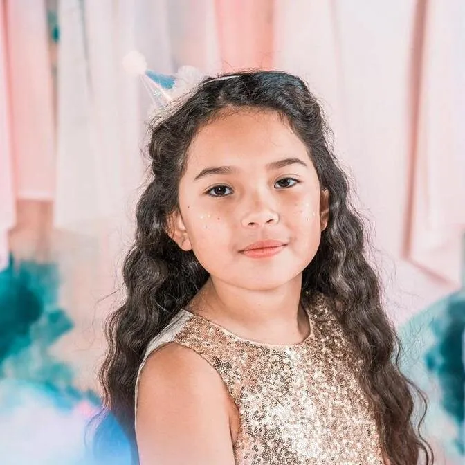 Perfect Starry Tulle Party Hat with Headband - Blush