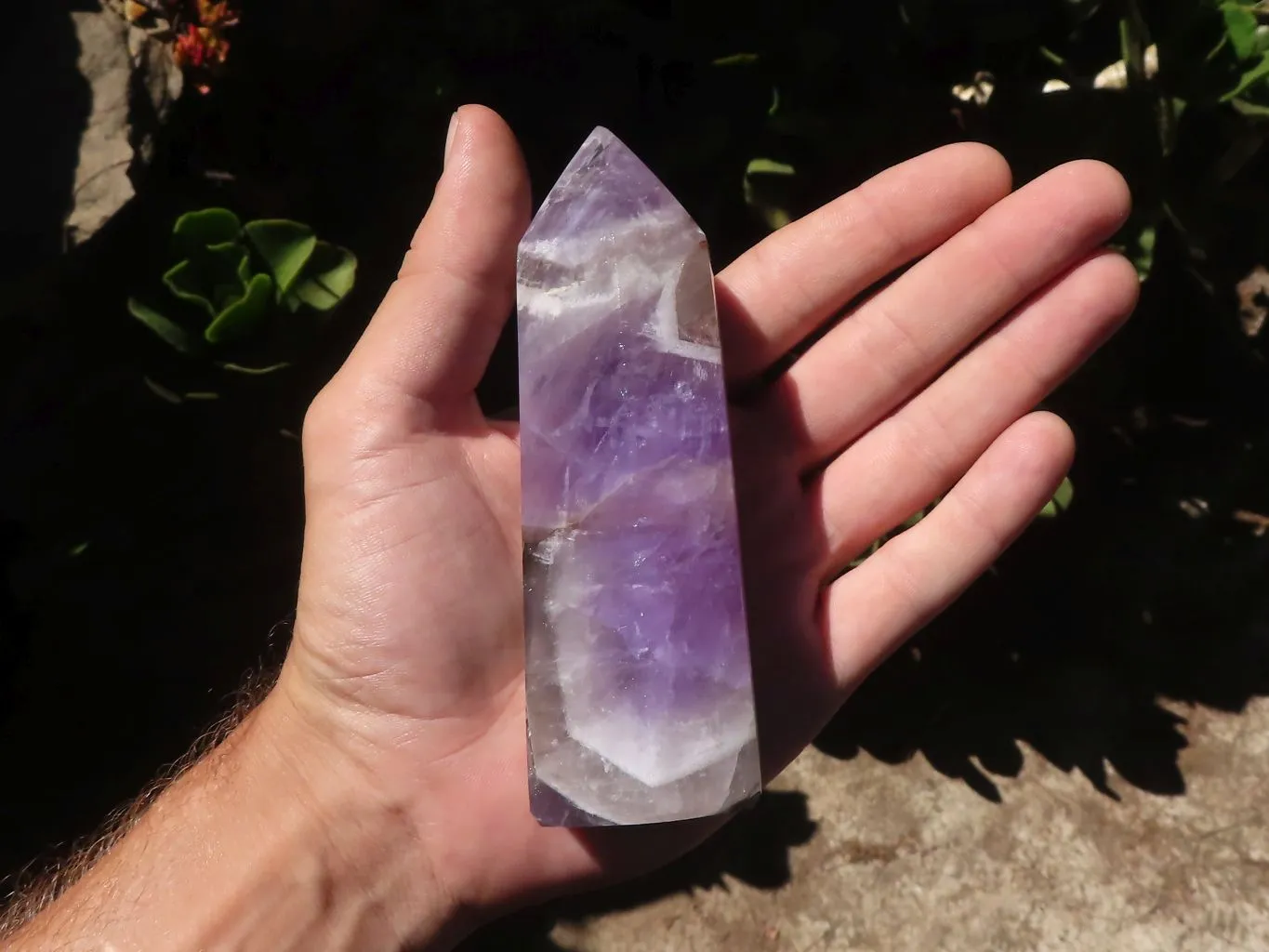 Polished Gemmy Smokey Amethyst Points x 4 From Madagascar
