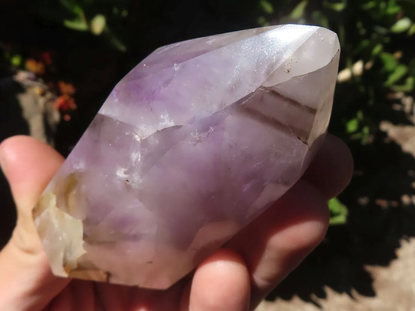 Polished Gemmy Smokey Amethyst Points x 4 From Madagascar