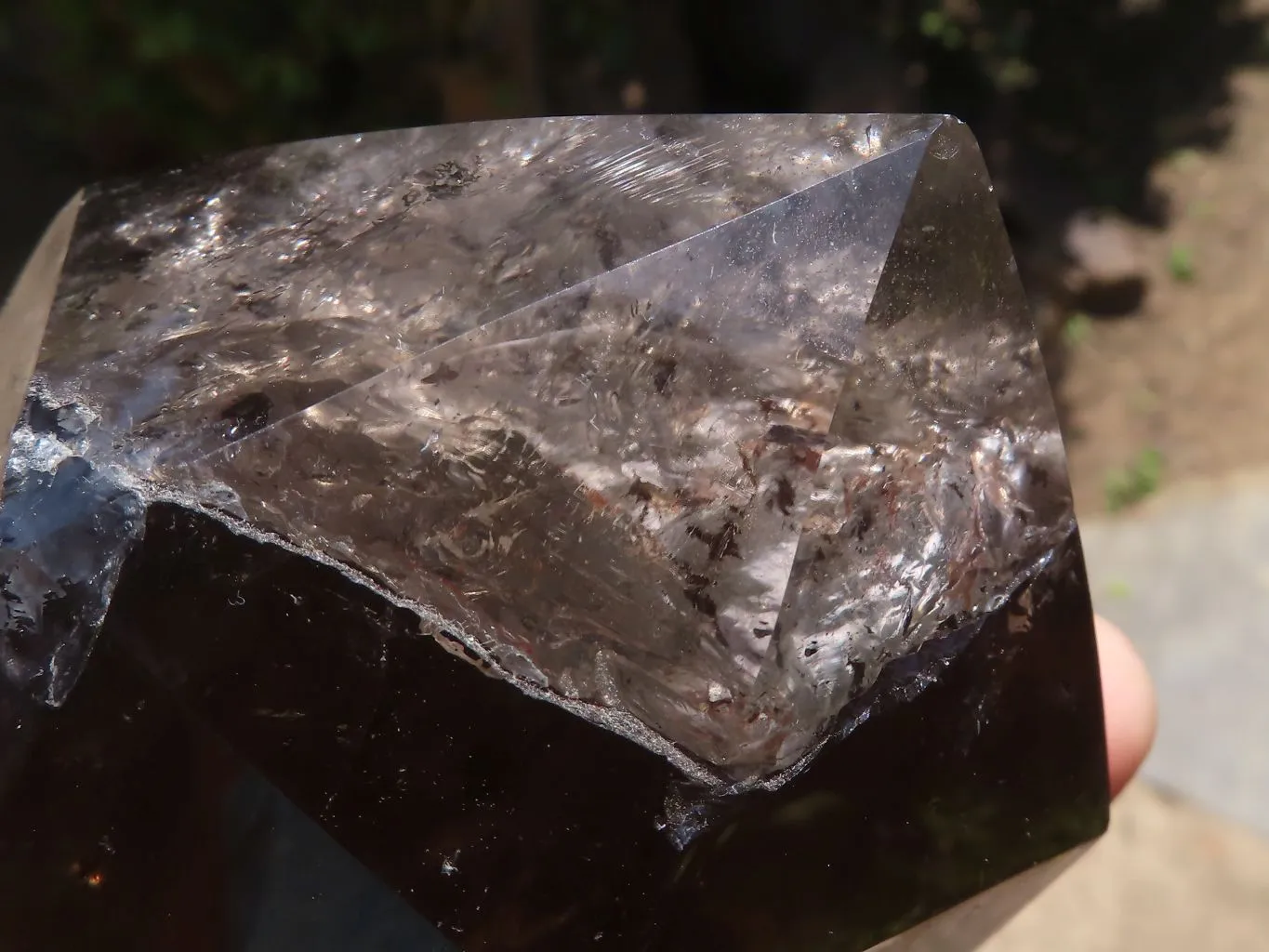Polished Rich Smokey Quartz Crystal Point x 1 From Madagascar