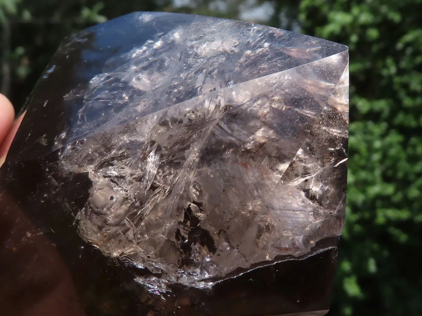 Polished Rich Smokey Quartz Crystal Point x 1 From Madagascar