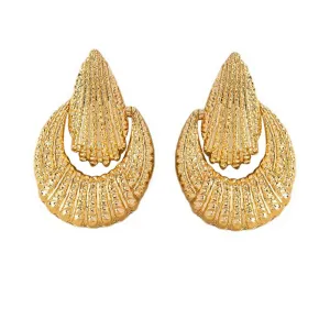 Pre Order:  Metal Door Knocker Earrings