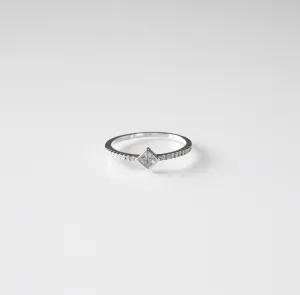 Princess Cut Little Sparkle Ring