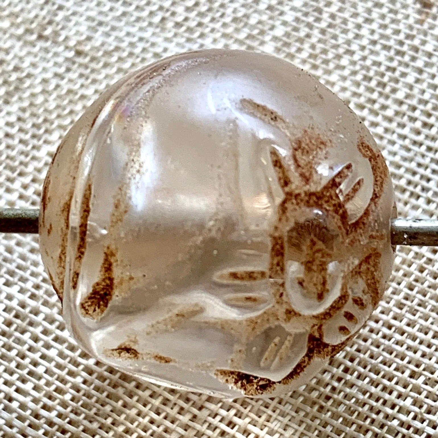 Quartz Carved Floral Beads