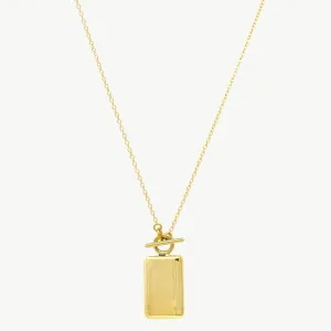 Rectangle Medallion Necklace