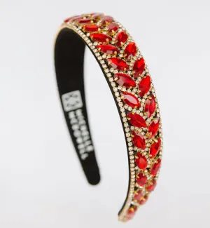 Red Calvin Headband