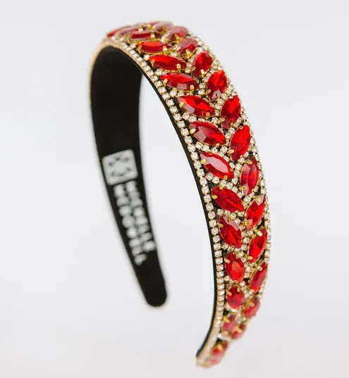Red Calvin Headband