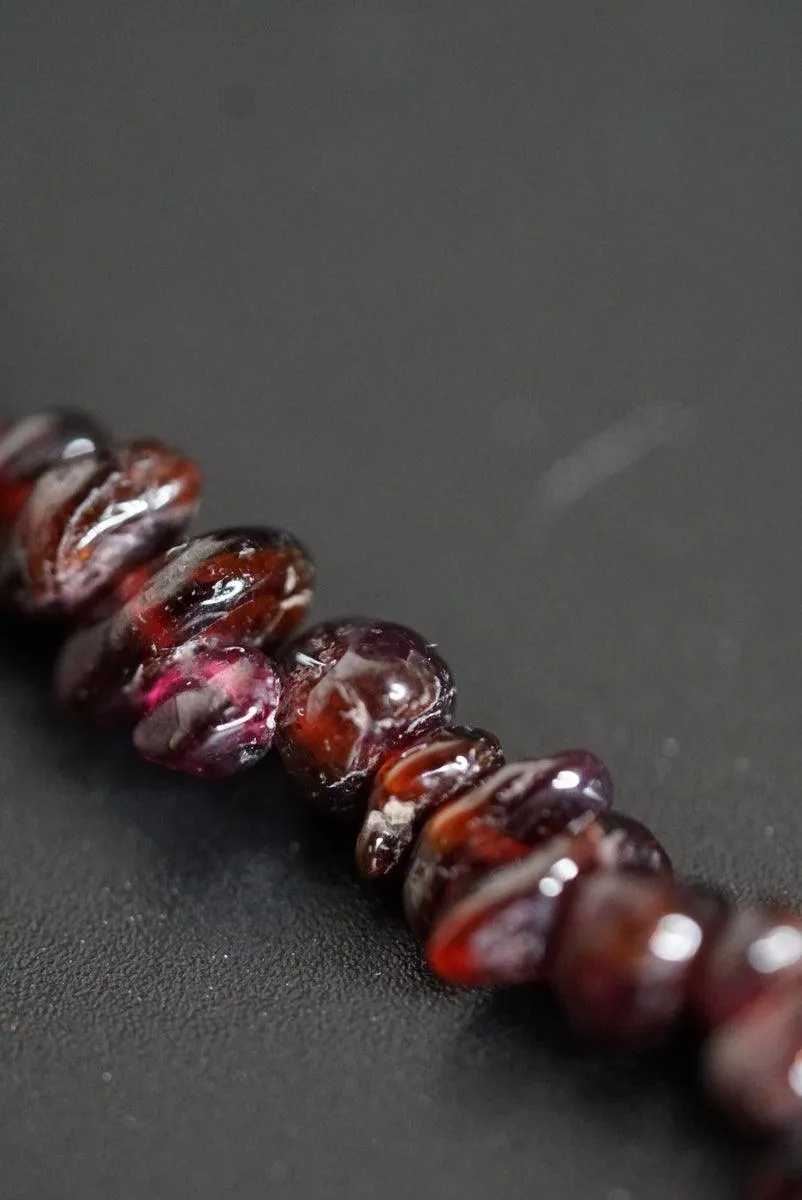 Red Garnet Chips necklace