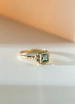 Senda aquamarine ring 14k gold