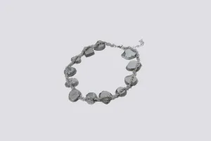 Silver Agate Necklace