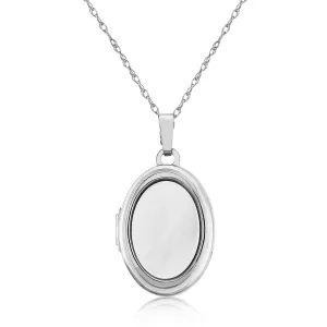 Silver Mother Of Pearl Locket