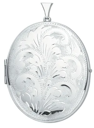 Silver Oval Locket Silver Oval Locket