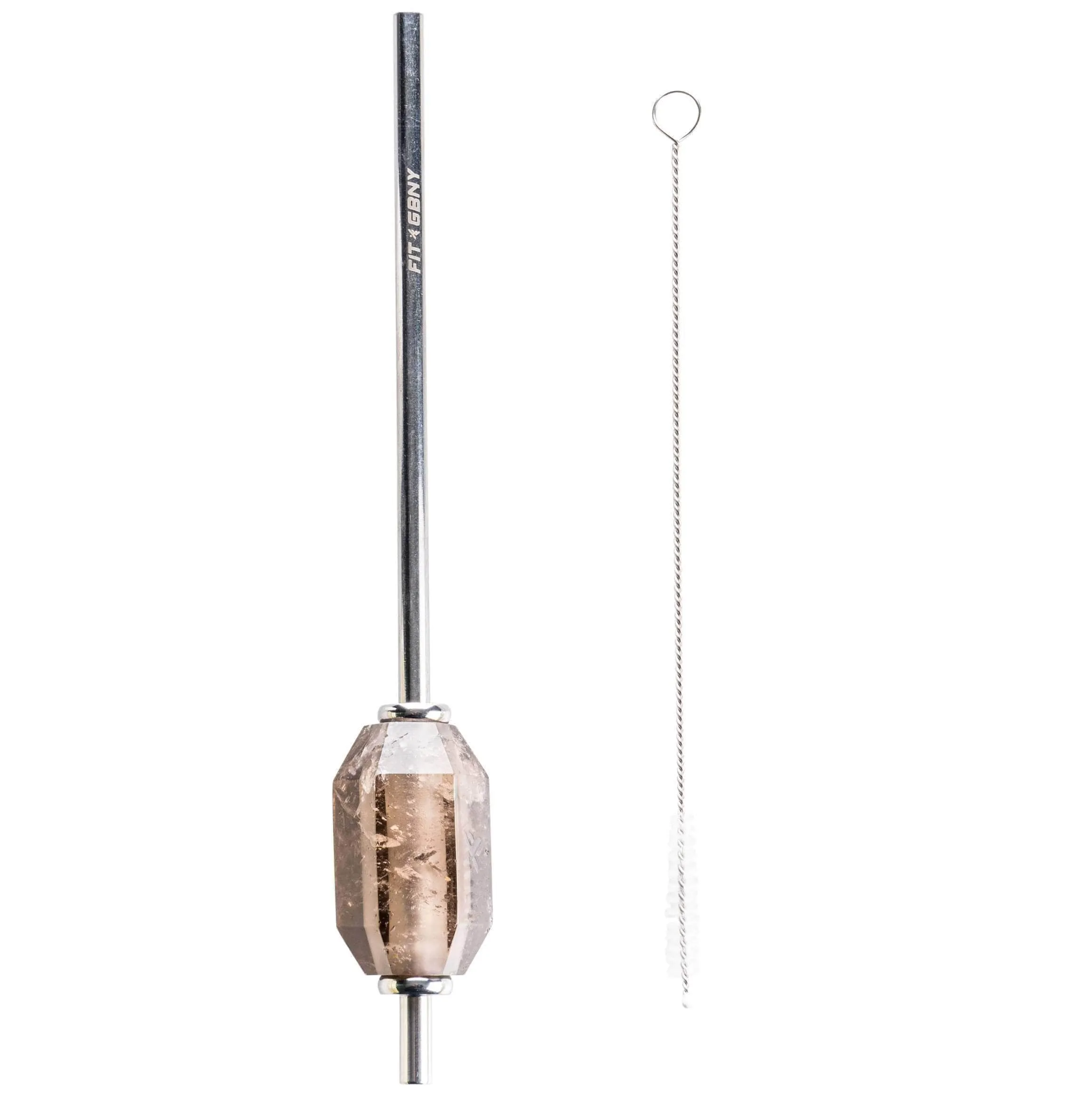 Smoky Quartz Crystal Straw