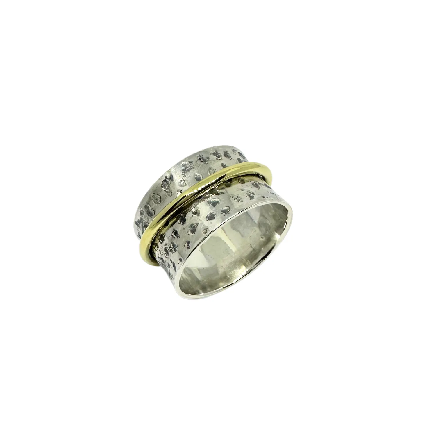 Spinner Ring With Brass