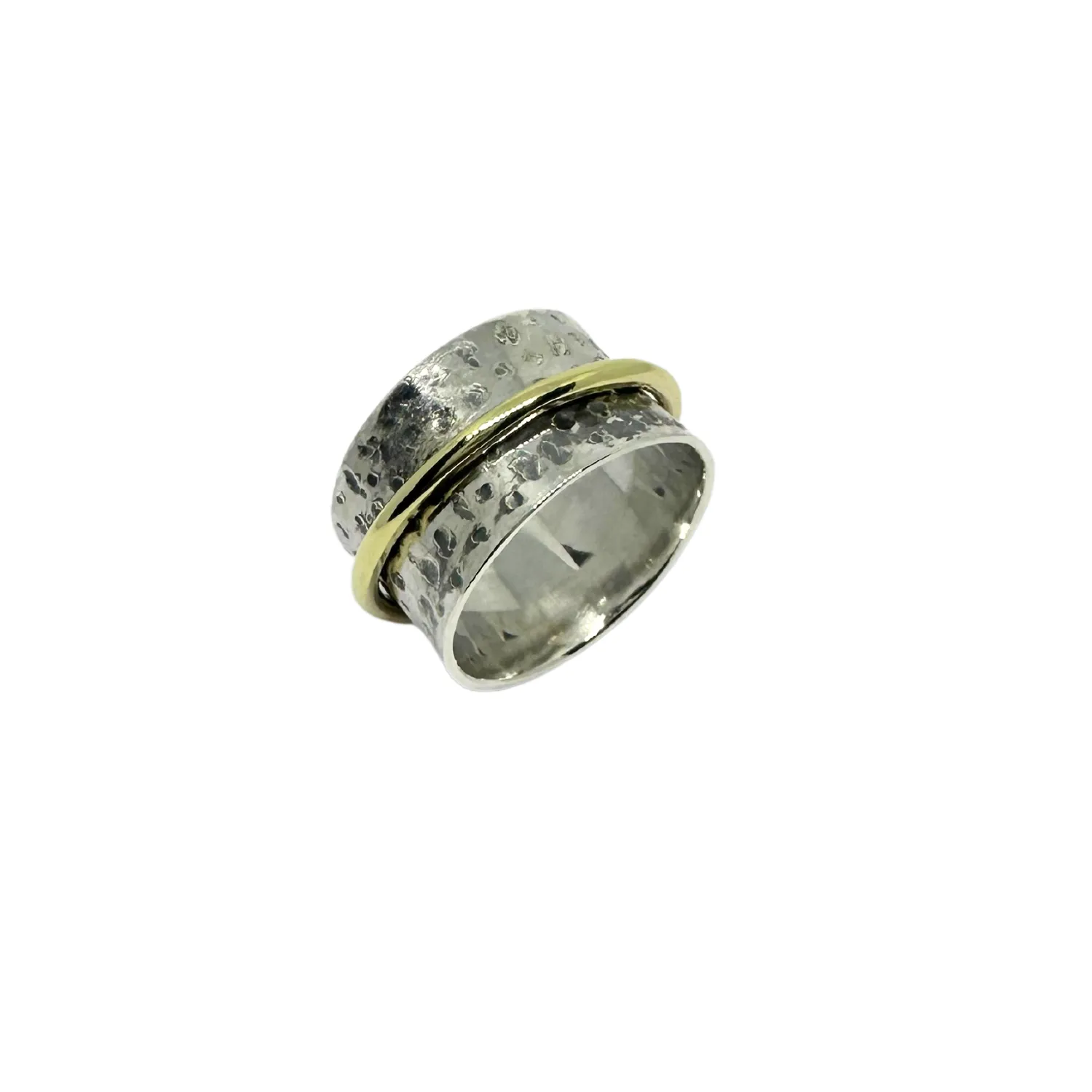 Spinner Ring With Brass