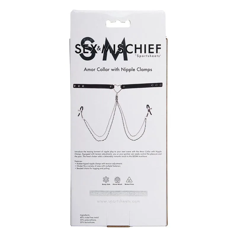 Sportsheets S&M Amor Nipple Clamps