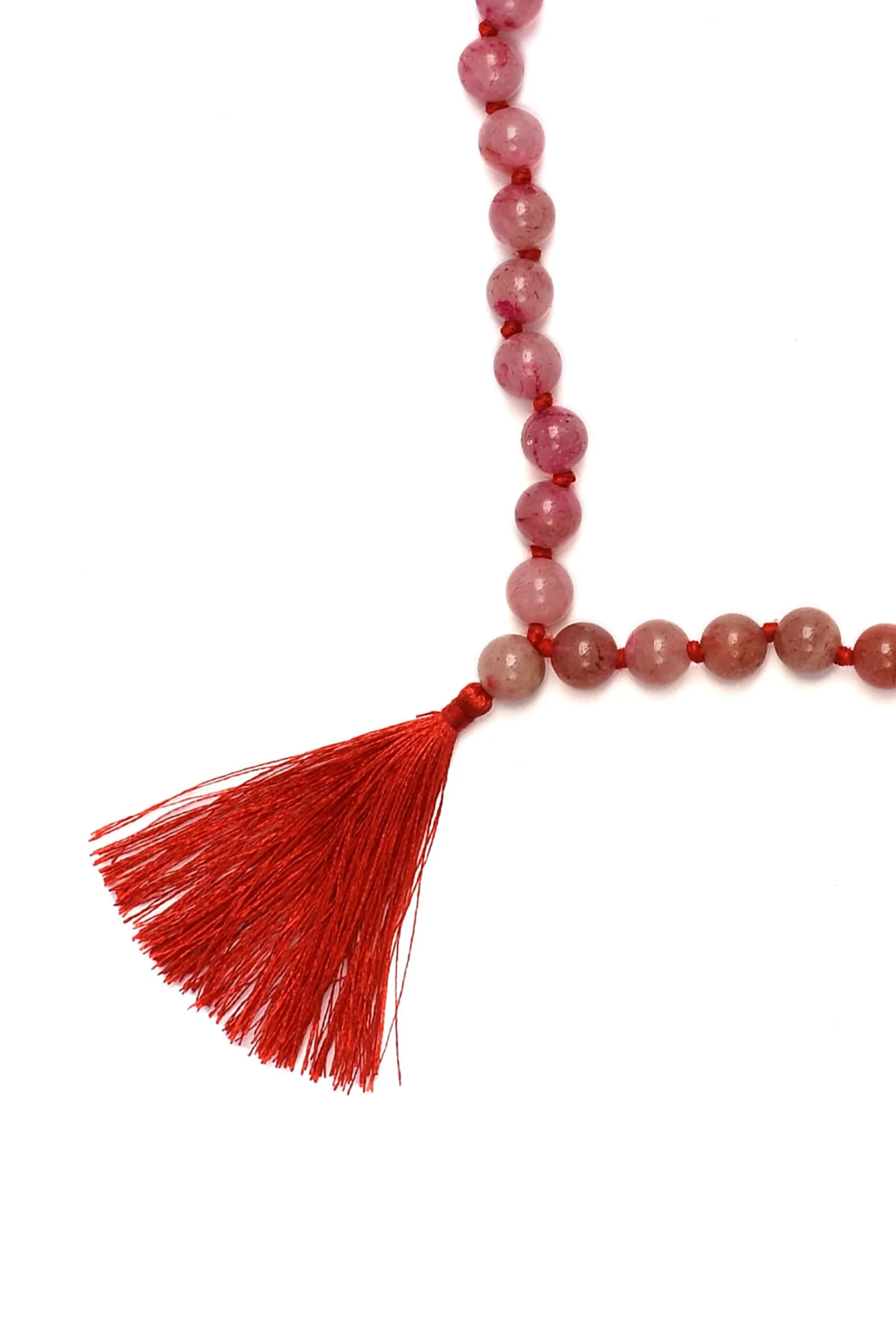 Strawberry Quartz Chanting Beads