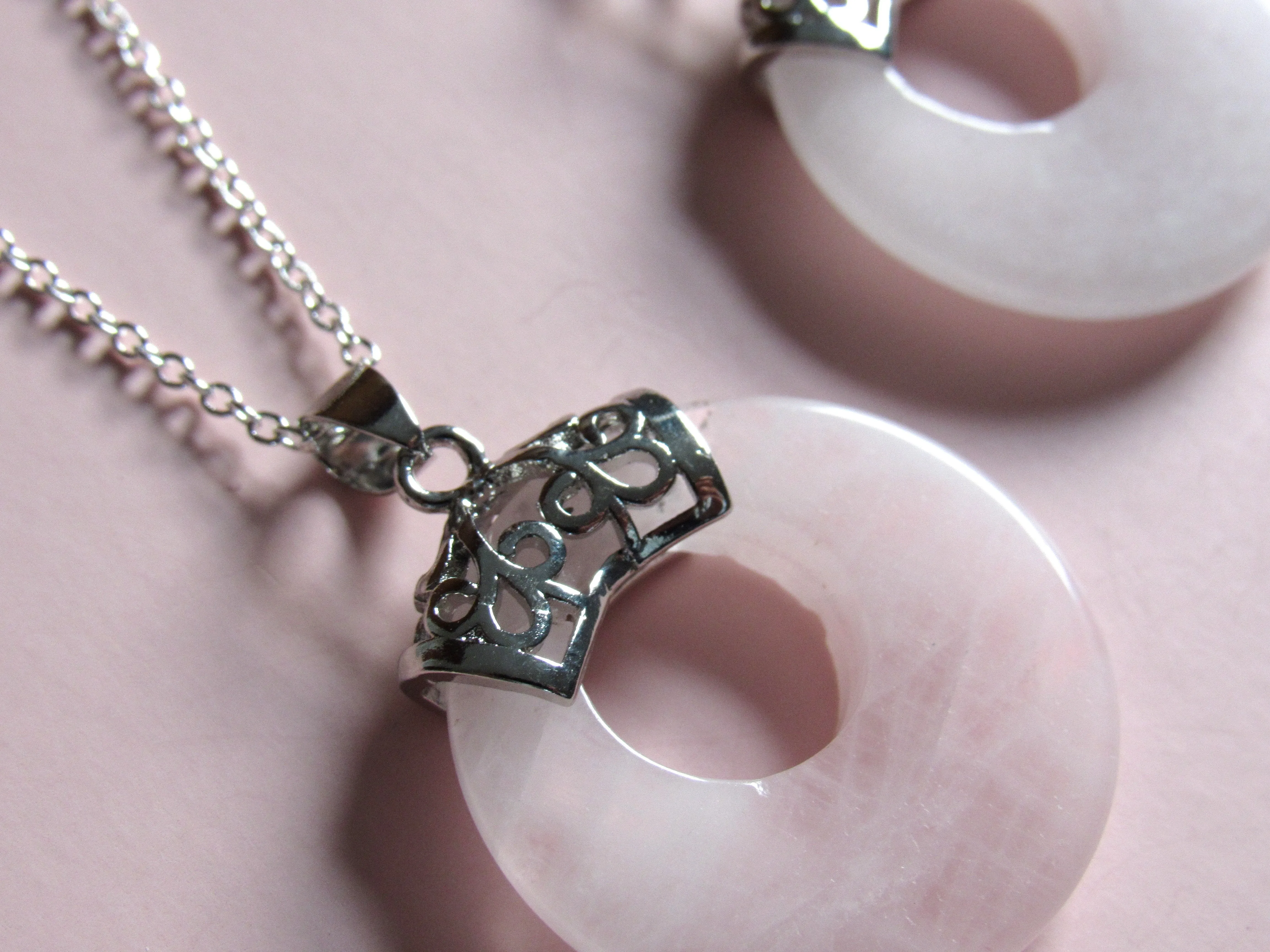 Supernova Rose Quartz Necklaces