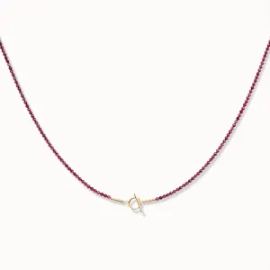 Talisman Necklace - Red Garnet