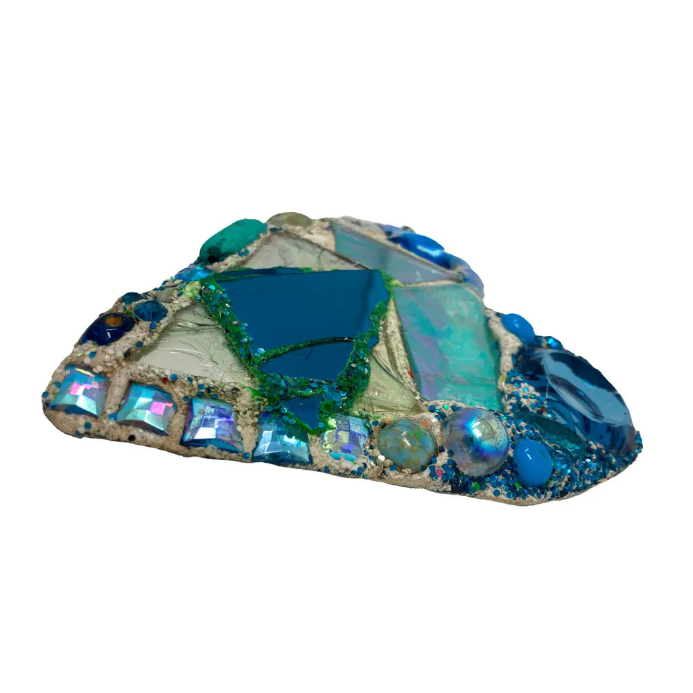 TURQUOISE HEART BROOCH - LOVE