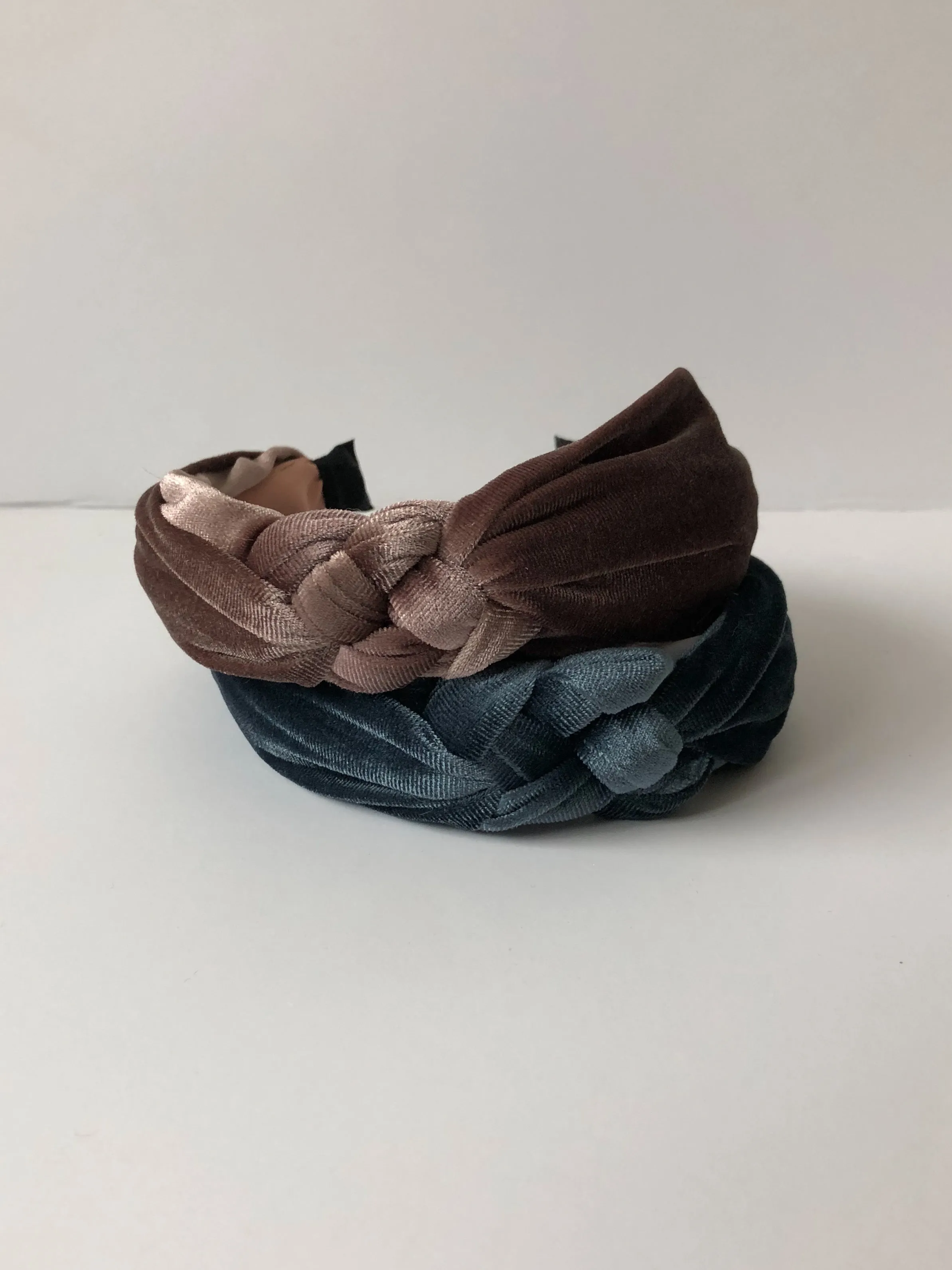 Velvet Top Braid Headband