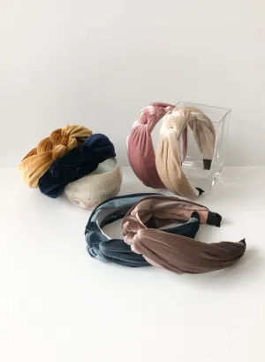 Velvet Top Braid Headband