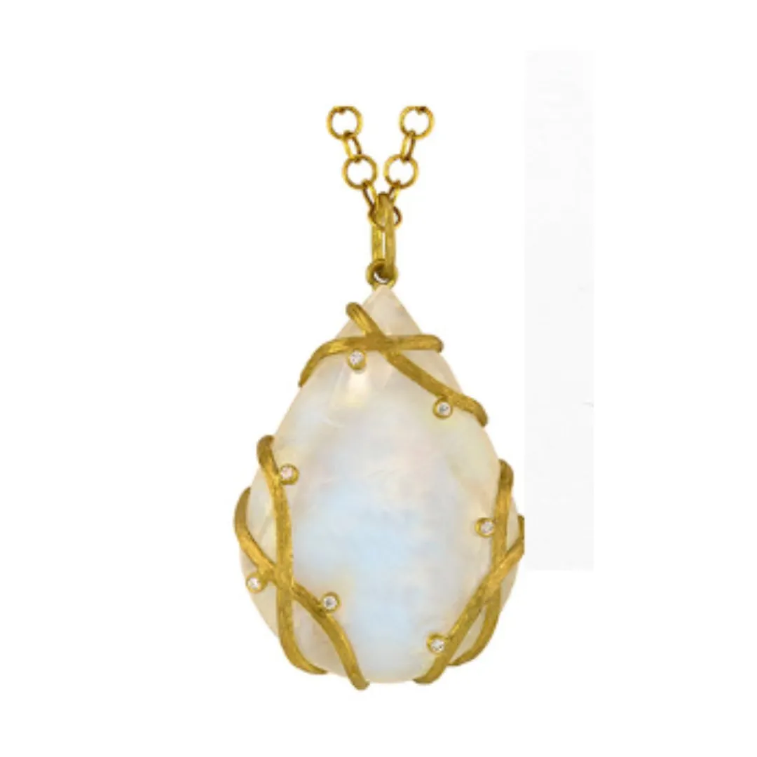 Vine Wrapped Pendant Necklace