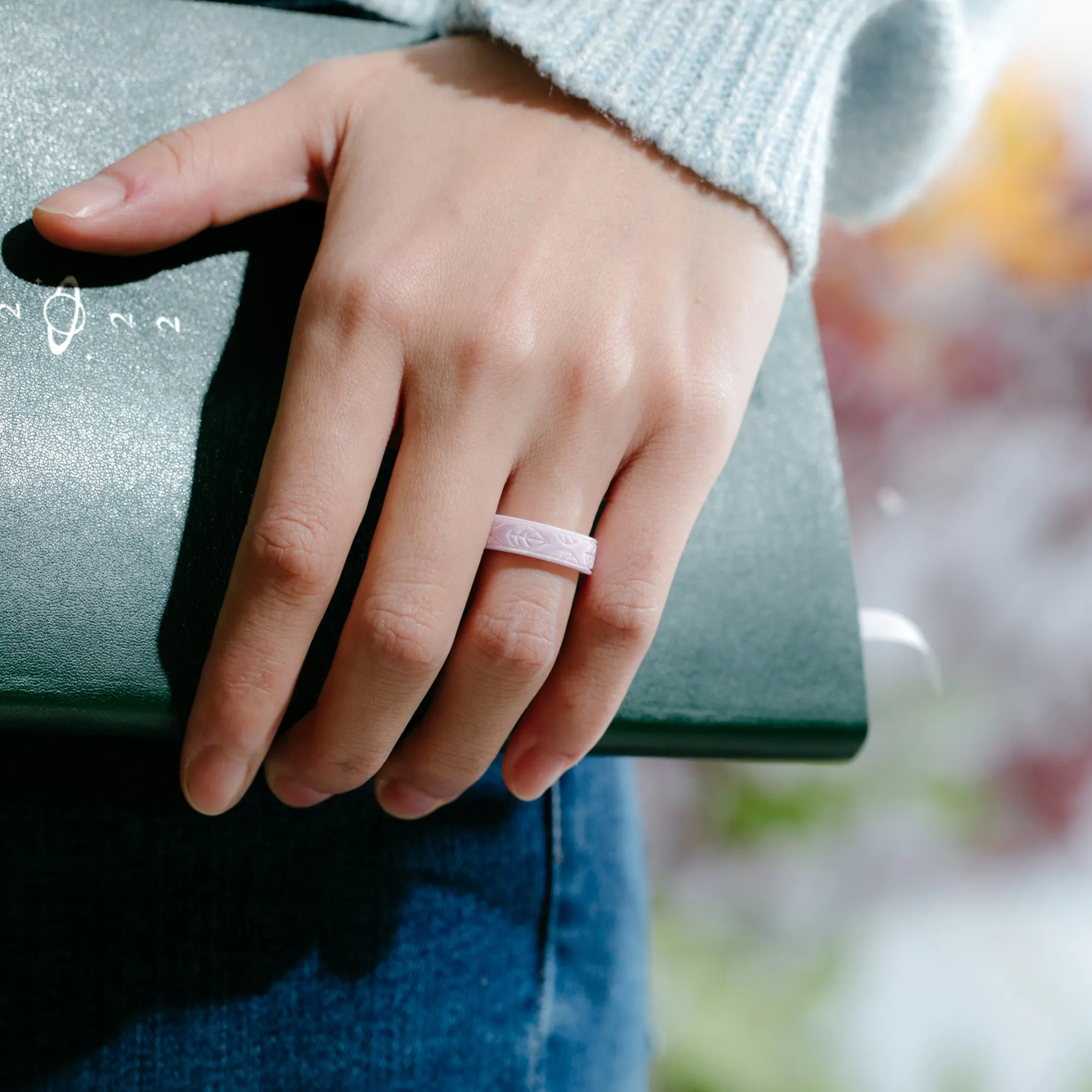 Women's Printed Aura 2 - Silicone Ring