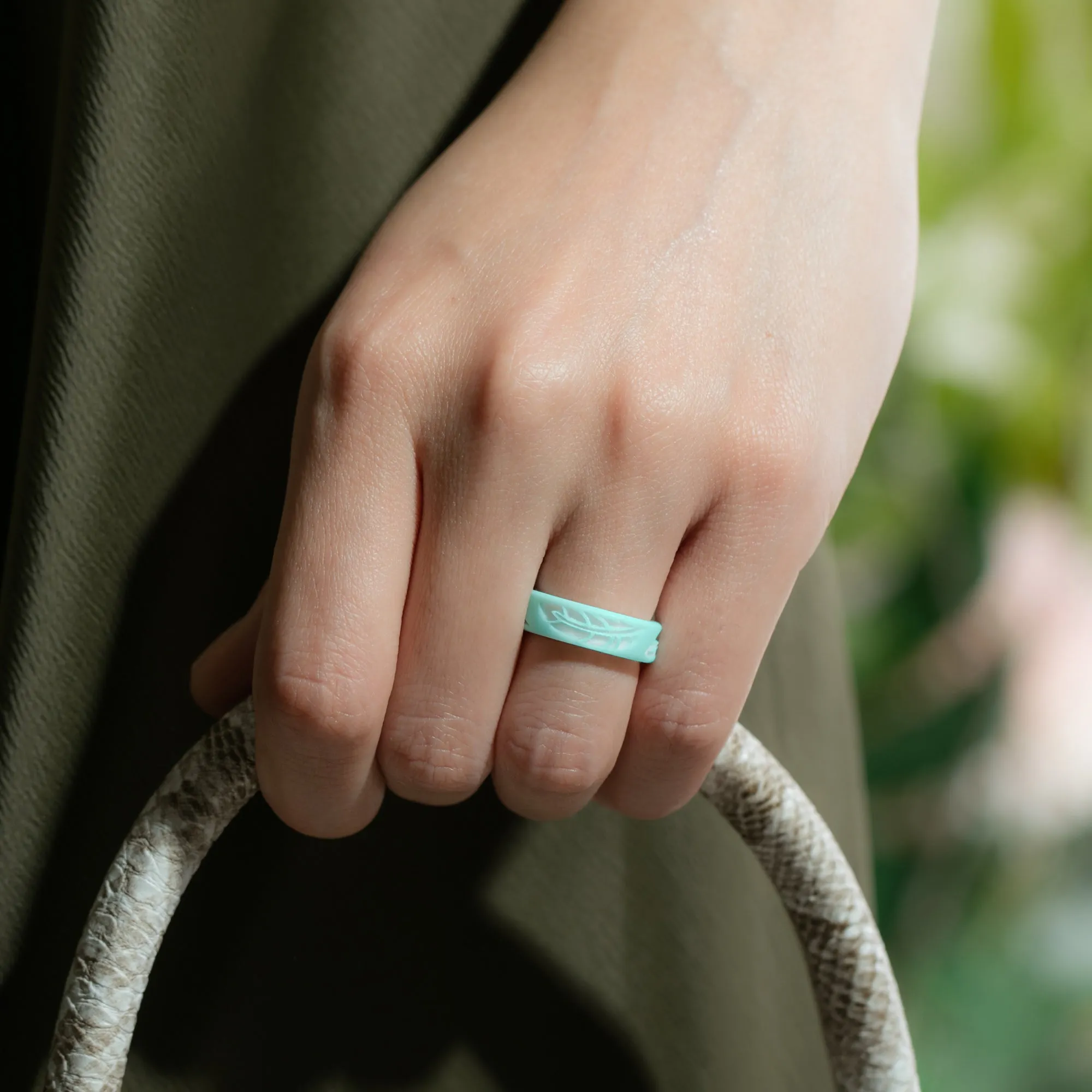 Women's Printed Aura 2 - Silicone Ring