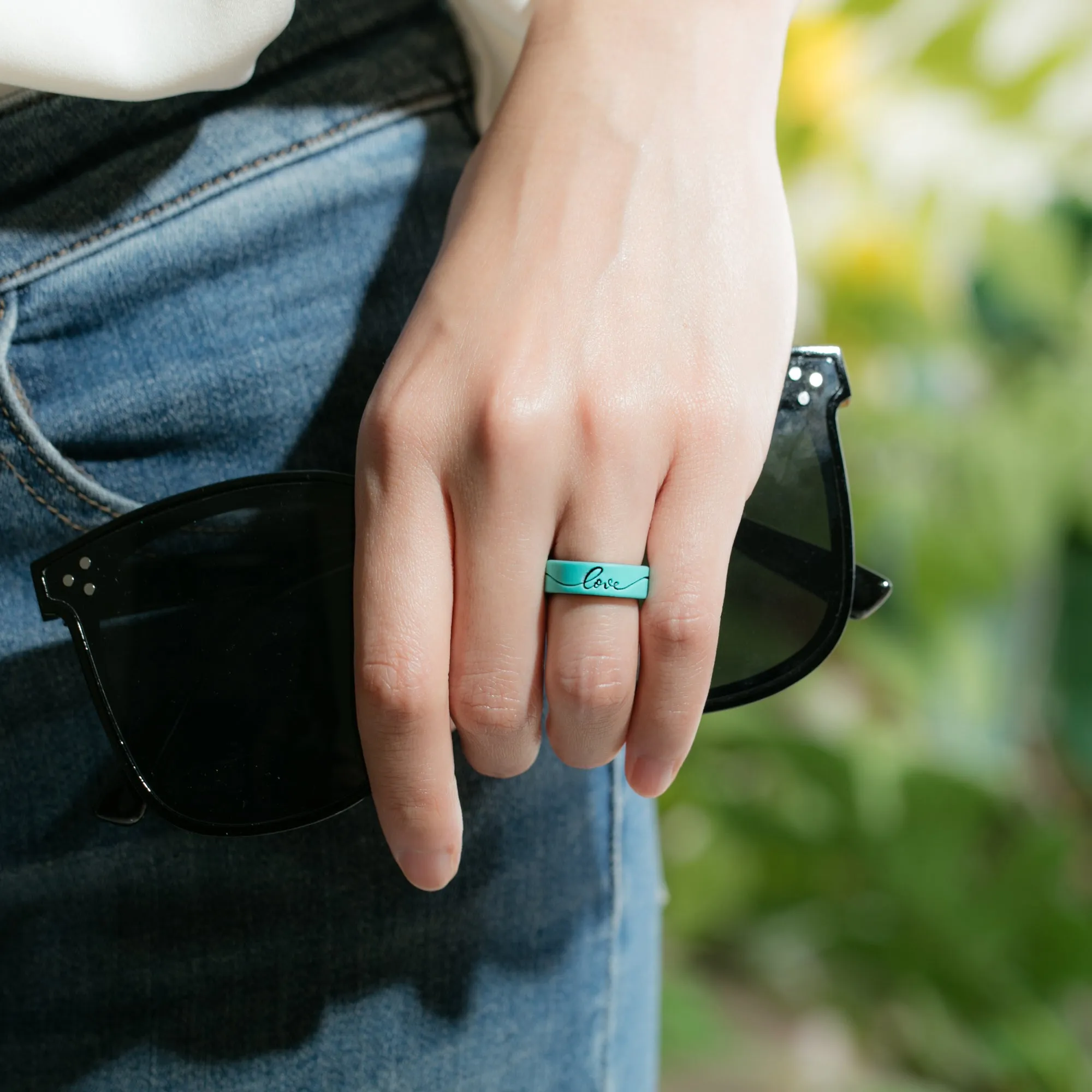 Women's Printed Aura 2 - Silicone Ring