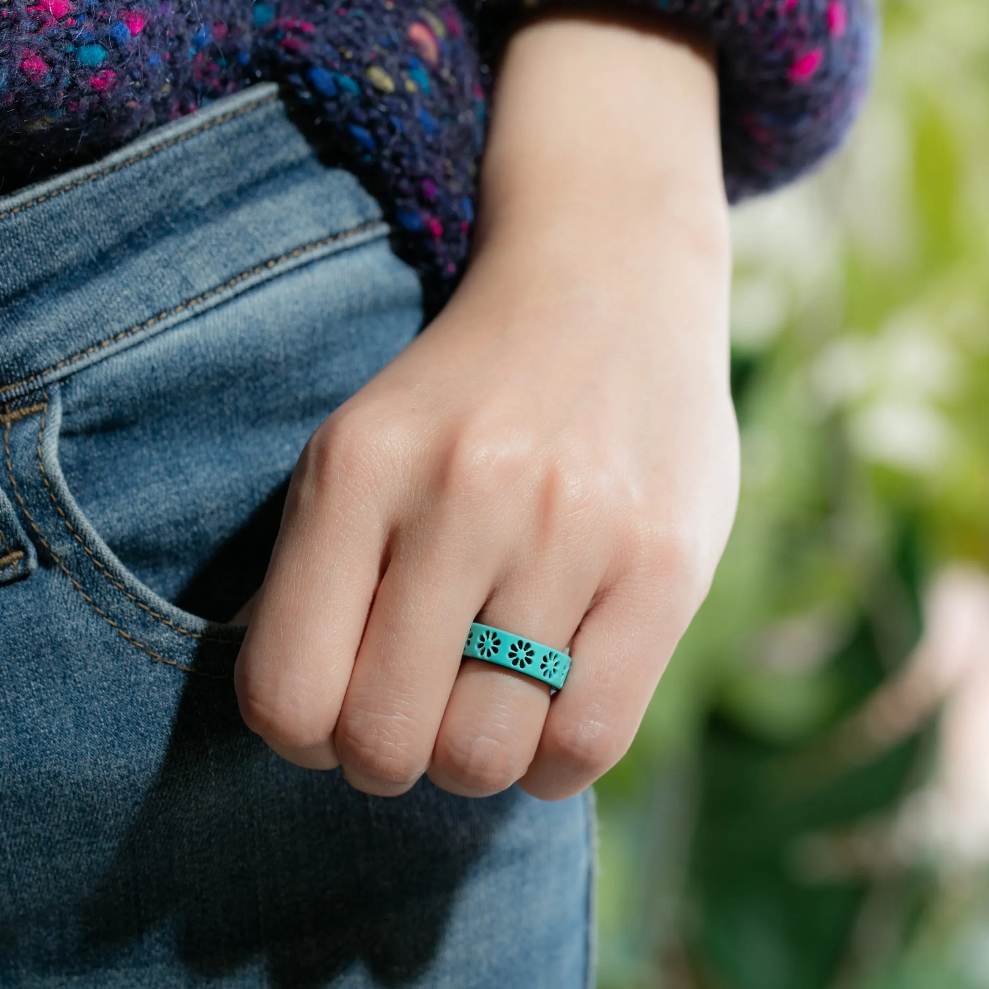 Women's Printed Aura 2 - Silicone Ring