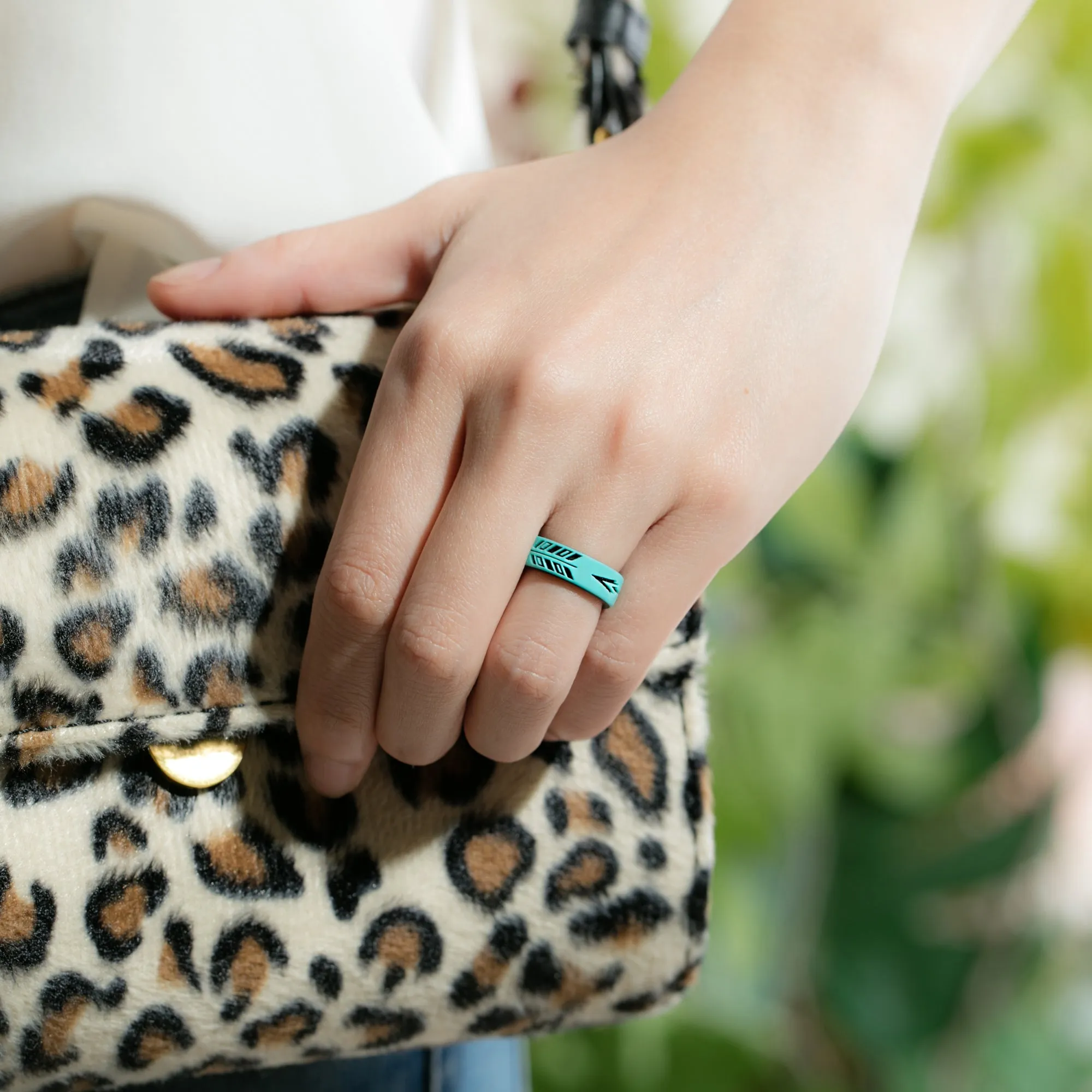 Women's Printed Aura 3 - Silicone Ring